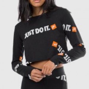 Nike cropped shirt. Just do it.